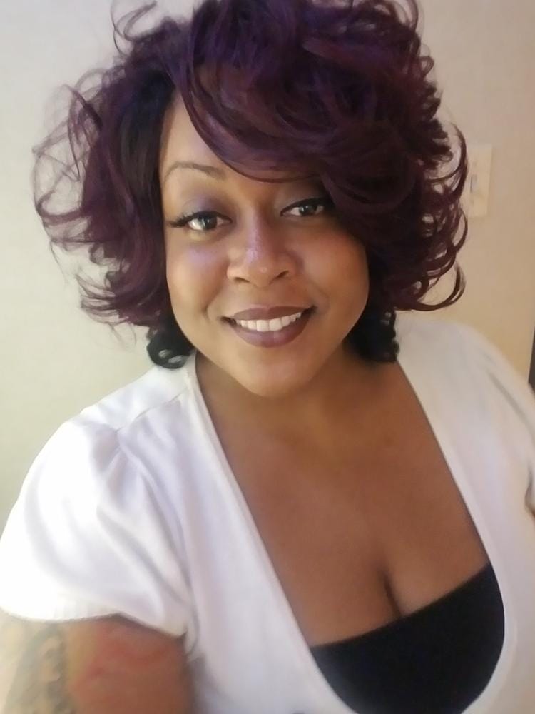Customer photo review of It's A Wig Dream A Line Synthetic Hair Wig - MAGIC