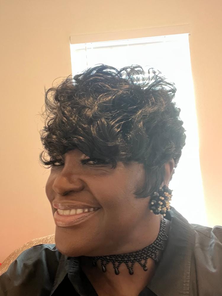 Customer photo review of It's A Wig Synthetic Hair Full Wig - NUNA