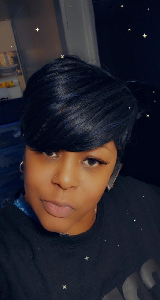 Customer photo review of Freetress Equal Synthetic Hair Full Wig - CHARLIE