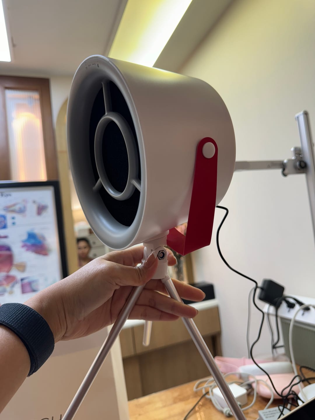 Customer photo review of เครื่องดูดควันไฟฟ้าแบบพกพา | FULI Portable Electric Cooker hood