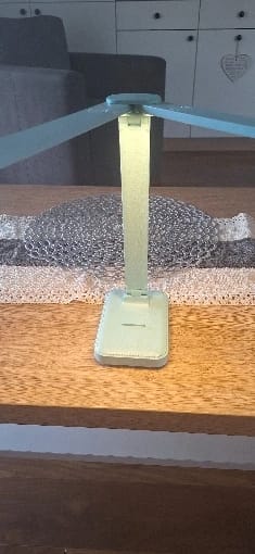 Customer photo review of USB Rechargeable LED Desk Lamp - 3 Dimmable Levels, Touch Lighting, Eye-friendly and Foldable Design for Bedroom Use - Ideal Lighting Solution for Desks and Tables