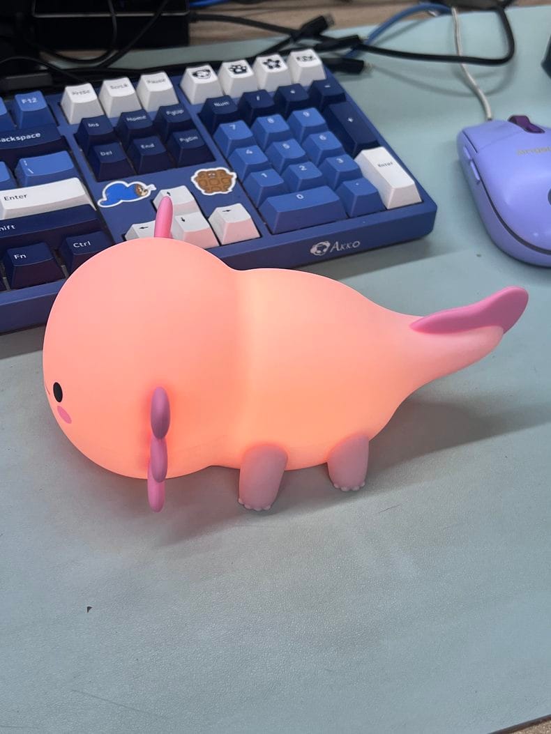 Customer photo review of MeWaii® Squishy Silicone Tap Tap Night Light 2025 - Best Gift For Girls and Kids