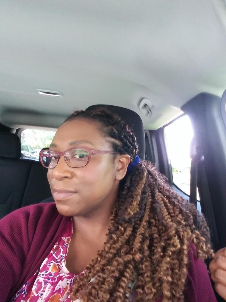 Customer photo review of Sensationnel Lulutress Crochet Braid WATER WAVE 18"