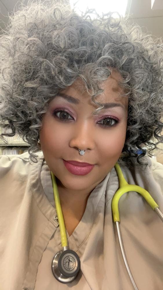 Customer photo review of Bobbi Boss Premium Synthetic Full Wig - M1043 BRIONA