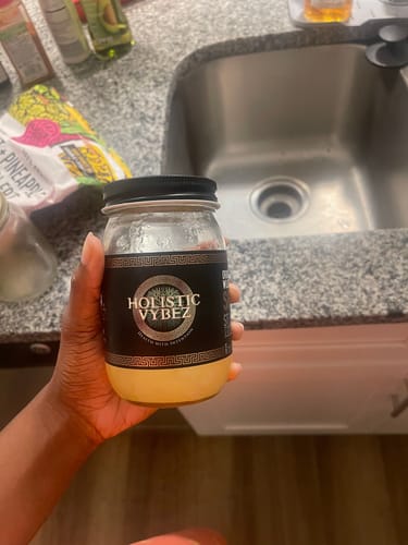 Customer photo review of St Lucia Gold Sea Moss Gel