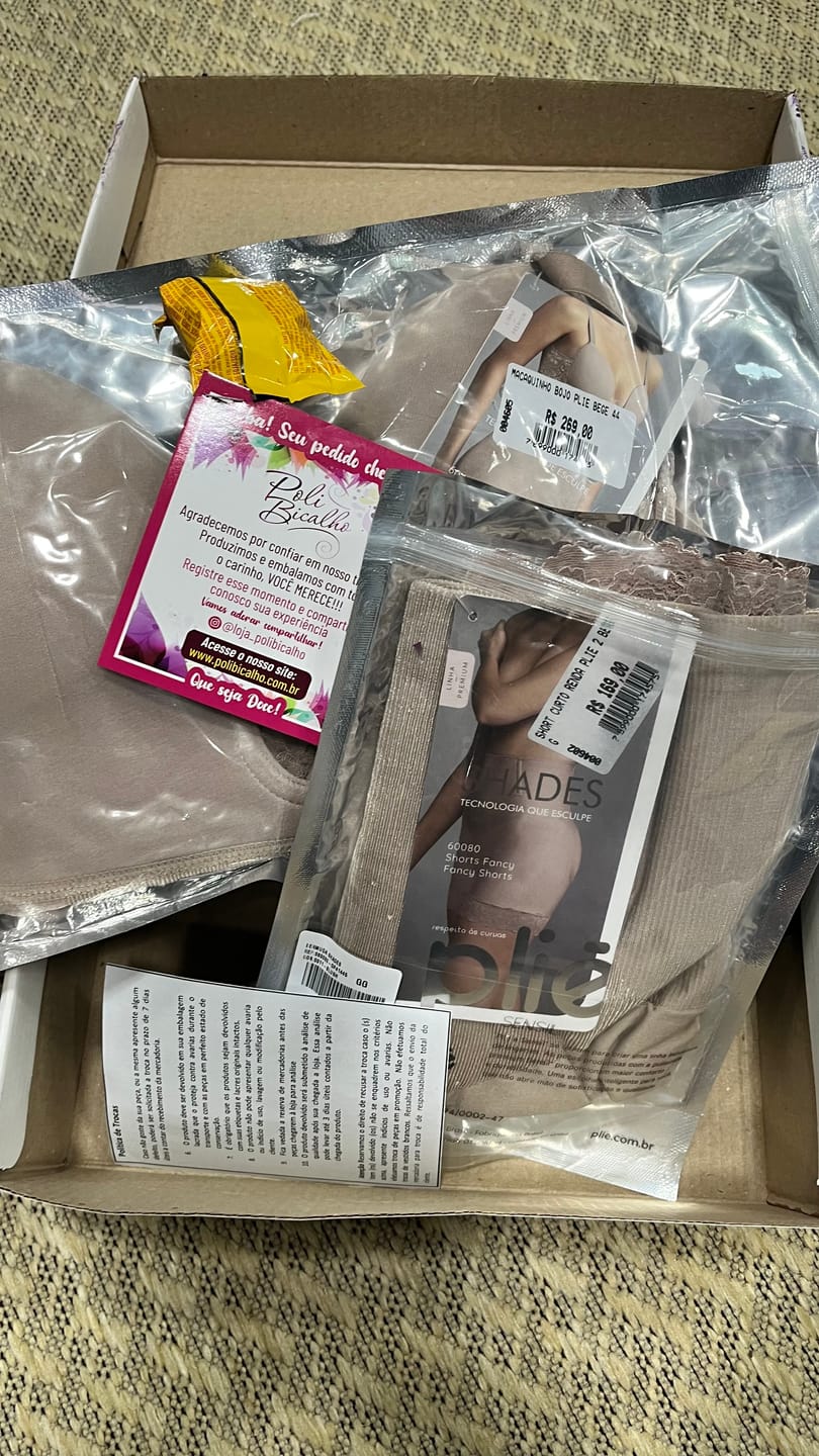 Customer photo review of Short Cinta Boxer Lace Shades - Preto 4602