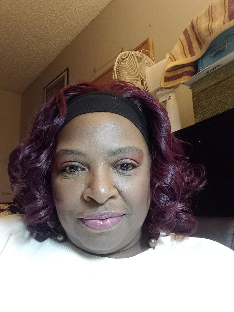 Customer photo review of Dalva Ultima Collagen Protein Hair Pre Looped Crochet Braid DEEP TWIST 14-18"
