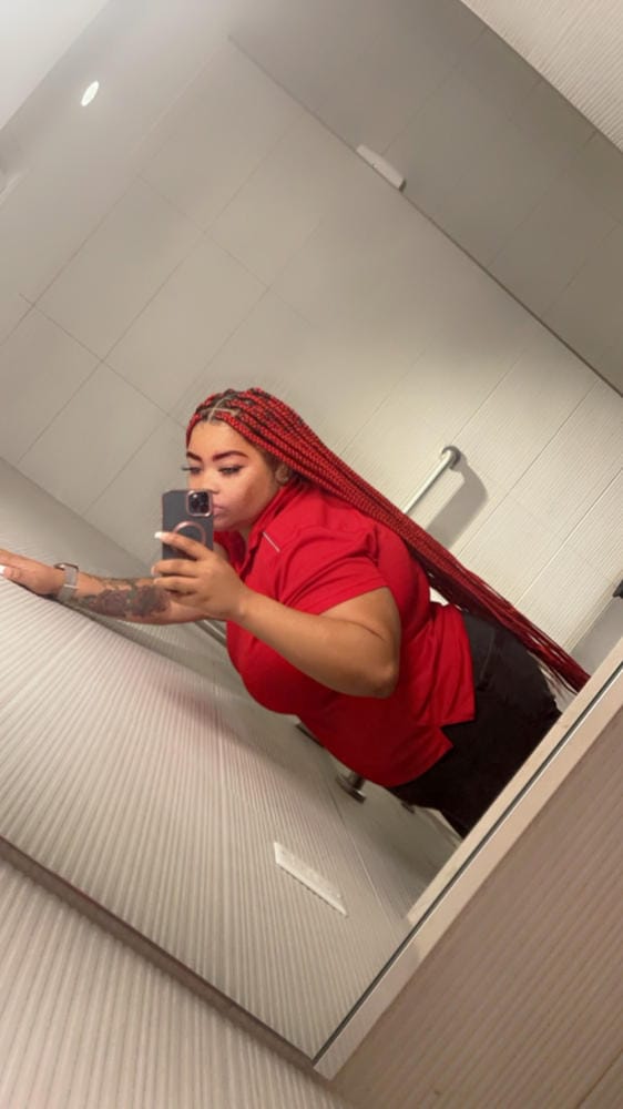 Customer photo review of Outre Synthetic Pre Stretched ULTRA BRAID - XPRESSION 3X 42"