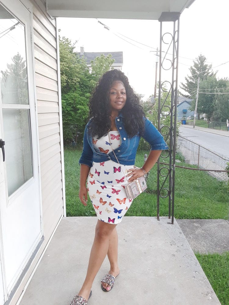 Customer photo review of Sensationnel Instant Up & Down Pony Wrap Synthetic Half Wig - UD 2