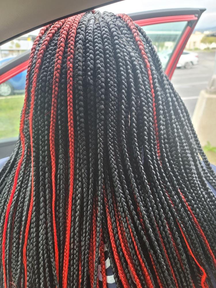 Customer photo review of Sensationnel African Collection Pre-Layered Crochet Braid - 3X Ruwa 24"