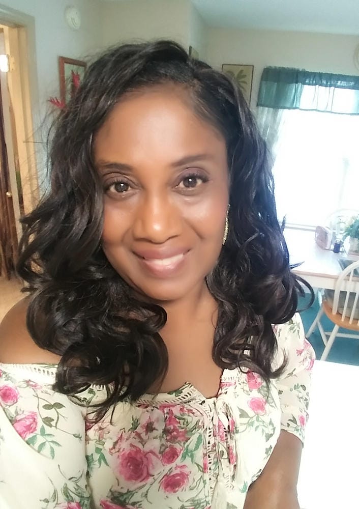 Customer photo review of Outre Quick Weave Half Wig KENYA