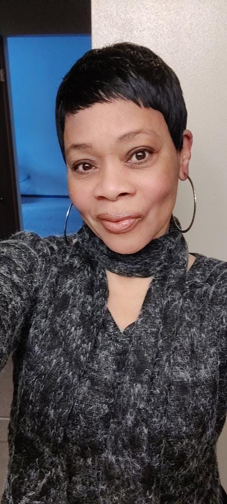 Customer photo review of Outre Human Hair Wig DUBY PIXIE