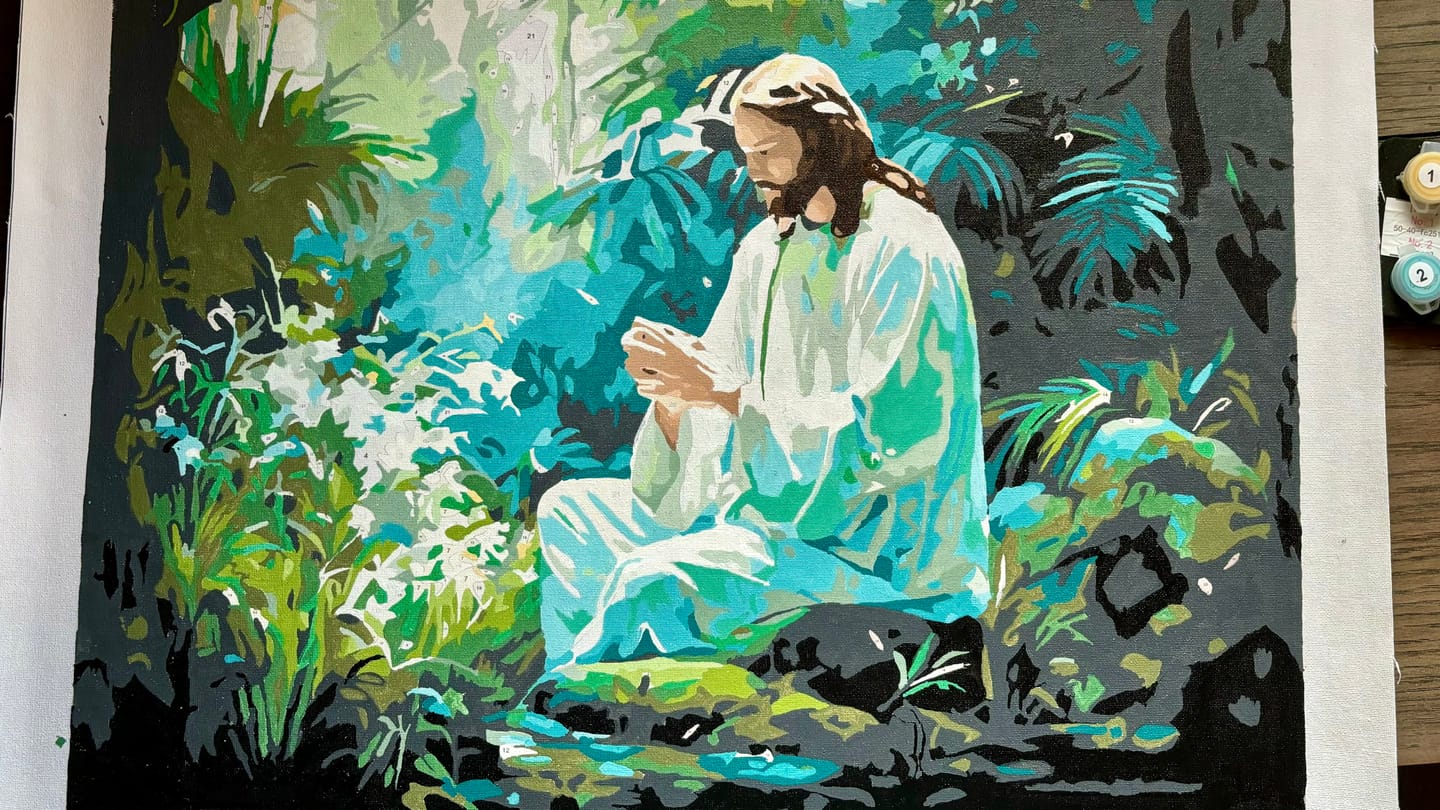 Customer photo review of Jesus Praying