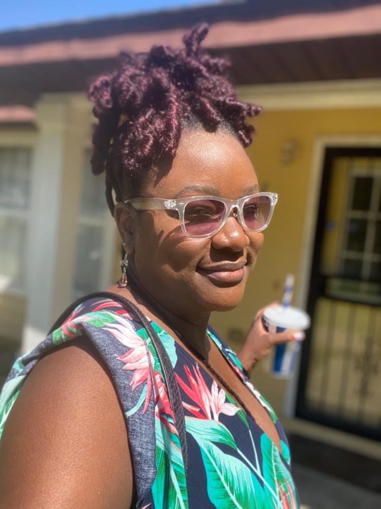 Customer photo review of Sensationnel Lulutress Crochet Braid WATER WAVE 18"