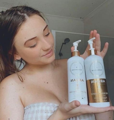 Customer photo review of Shampoo for Thinning Hair Bundle