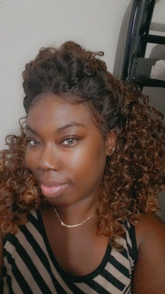 Customer photo review of Sensationnel Butta Lace Synthetic Hair HD Lace Wig - BUTTA UNIT 5