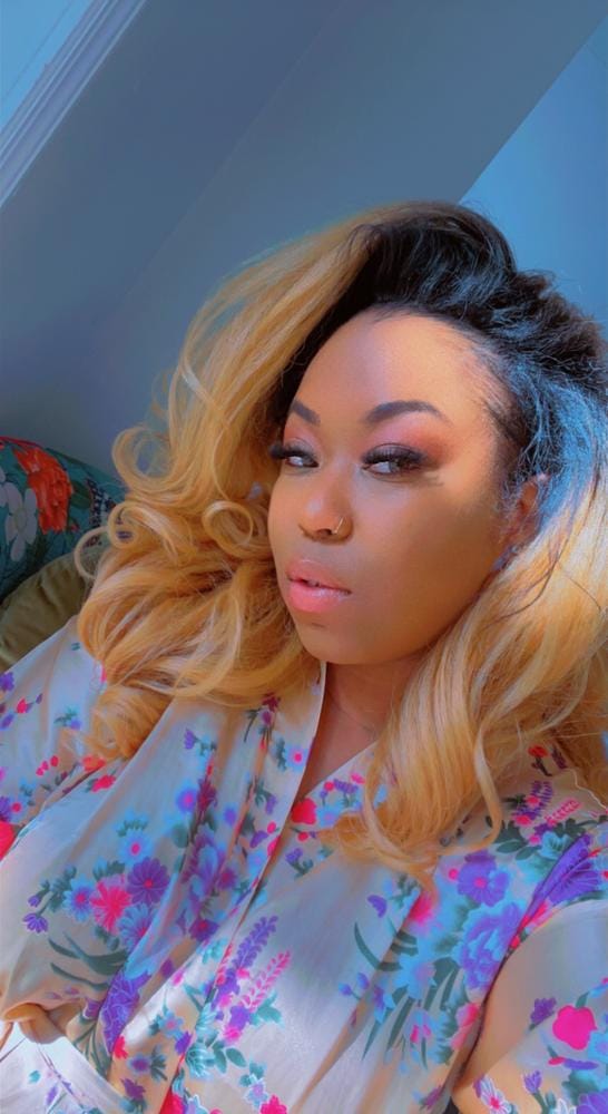 Customer photo review of Sensationnel Half Wig Instant Weave DRAWSTRING CAP IWD 3