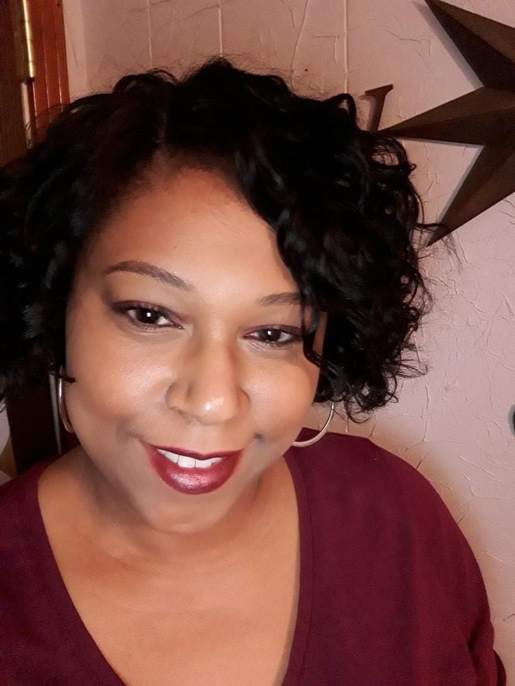 Customer photo review of It's A Wig Cap Weave 100% Human Hair Wig HH KANIE