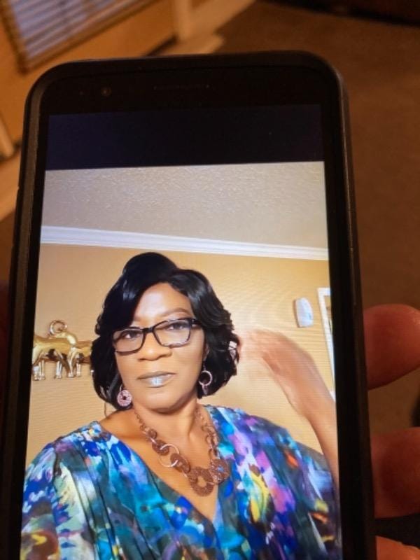 Customer photo review of Vanessa Party Lace Synthetic Hair Deep J Part Wig DJ VESA