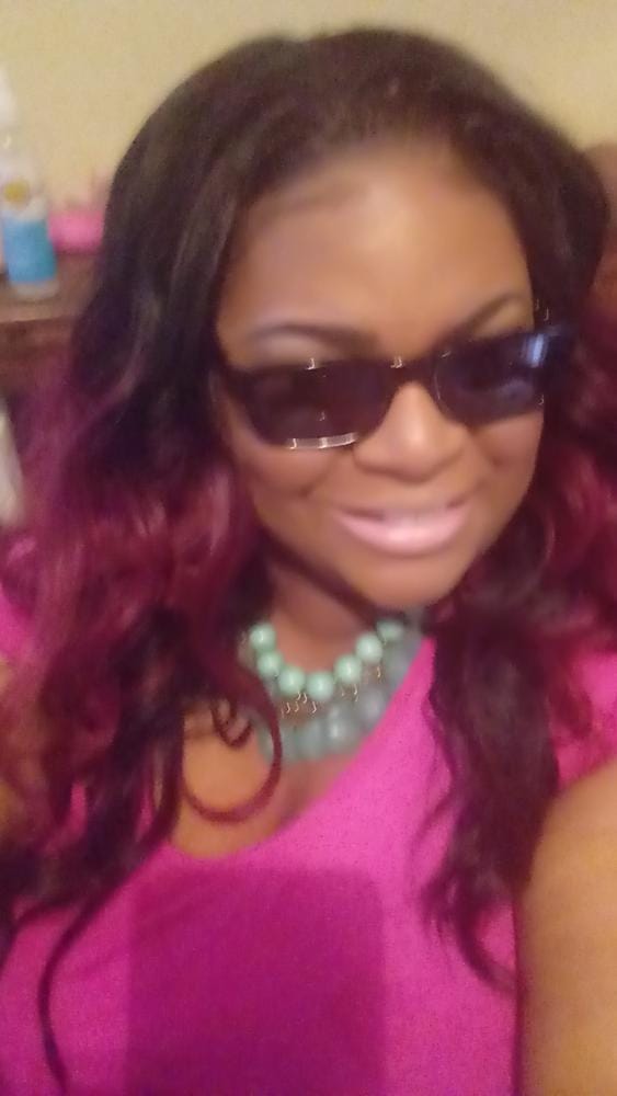 Customer photo review of Janet Collection Human Hair Wig MOMMY