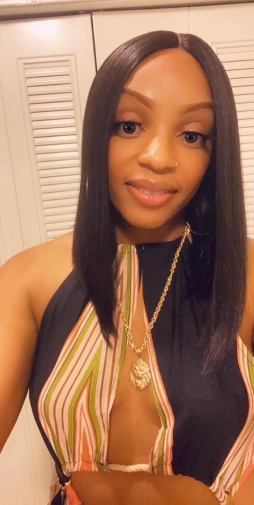 Customer photo review of Sensationnel Empress Synthetic Natural Center Part Lace Front Wig - TIARA