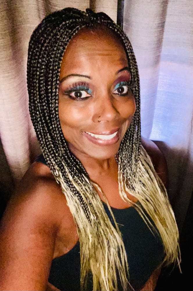 Customer photo review of Outre Synthetic Pre Stretched ULTRA BRAID - XPRESSION 3X 42"