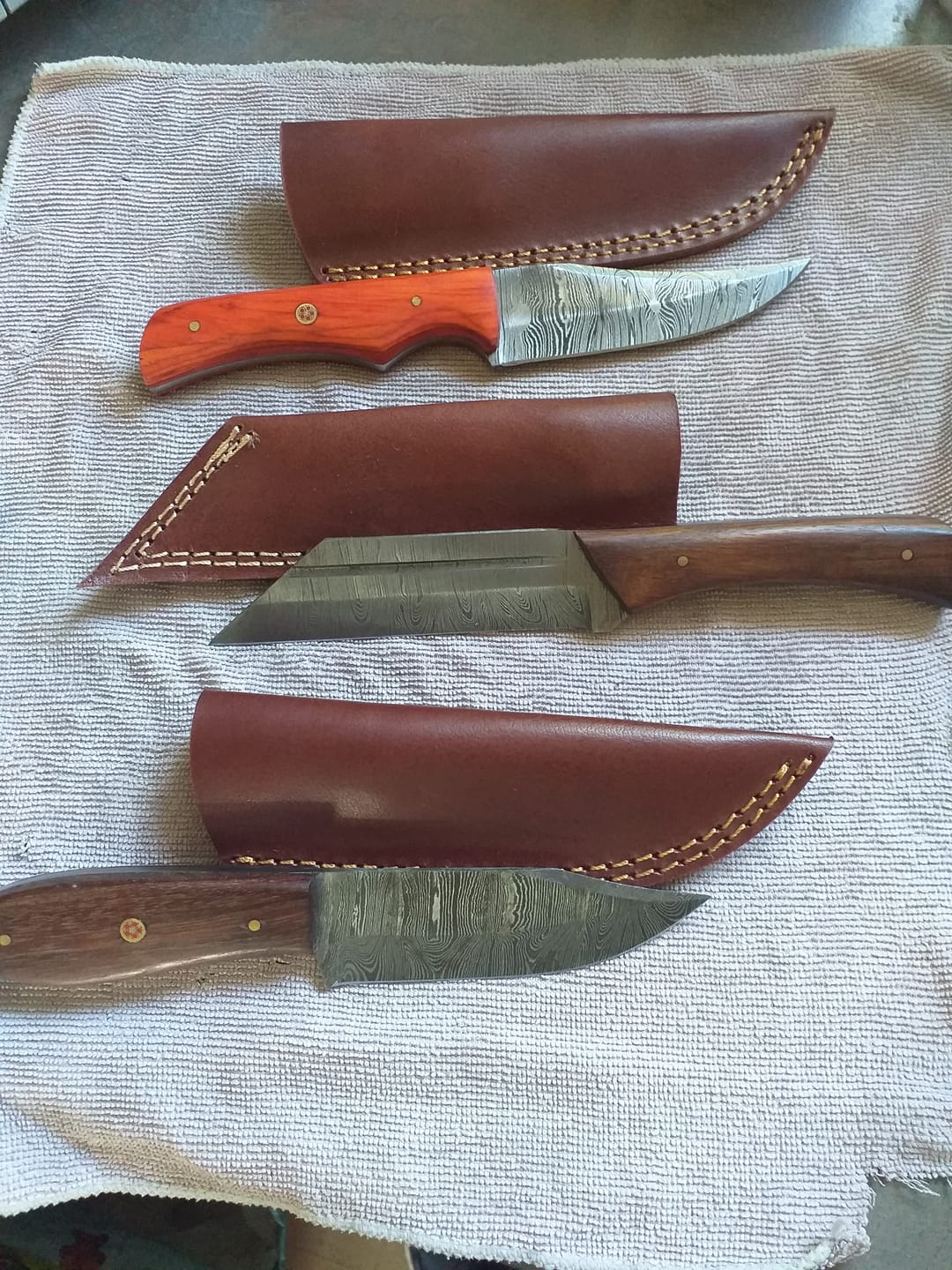 Customer photo review of Seconds Lucky Dip Damascus Knife