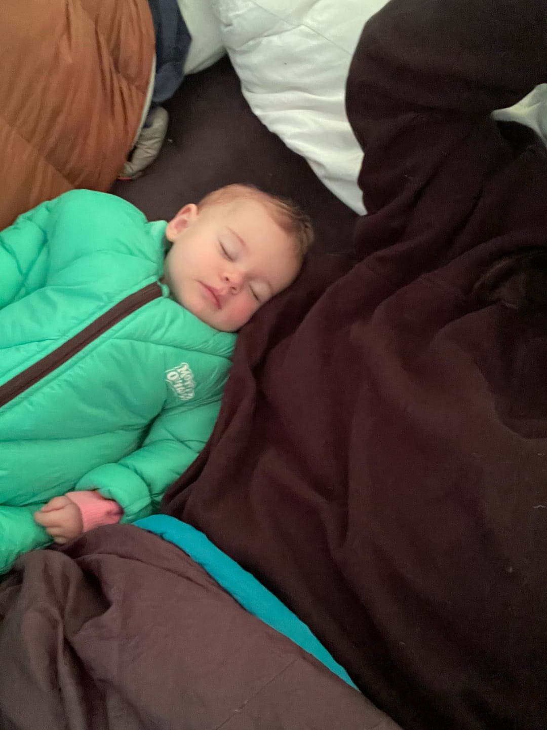 Customer photo review of Little Mo Baby Sleeping Bag (6-18 months)