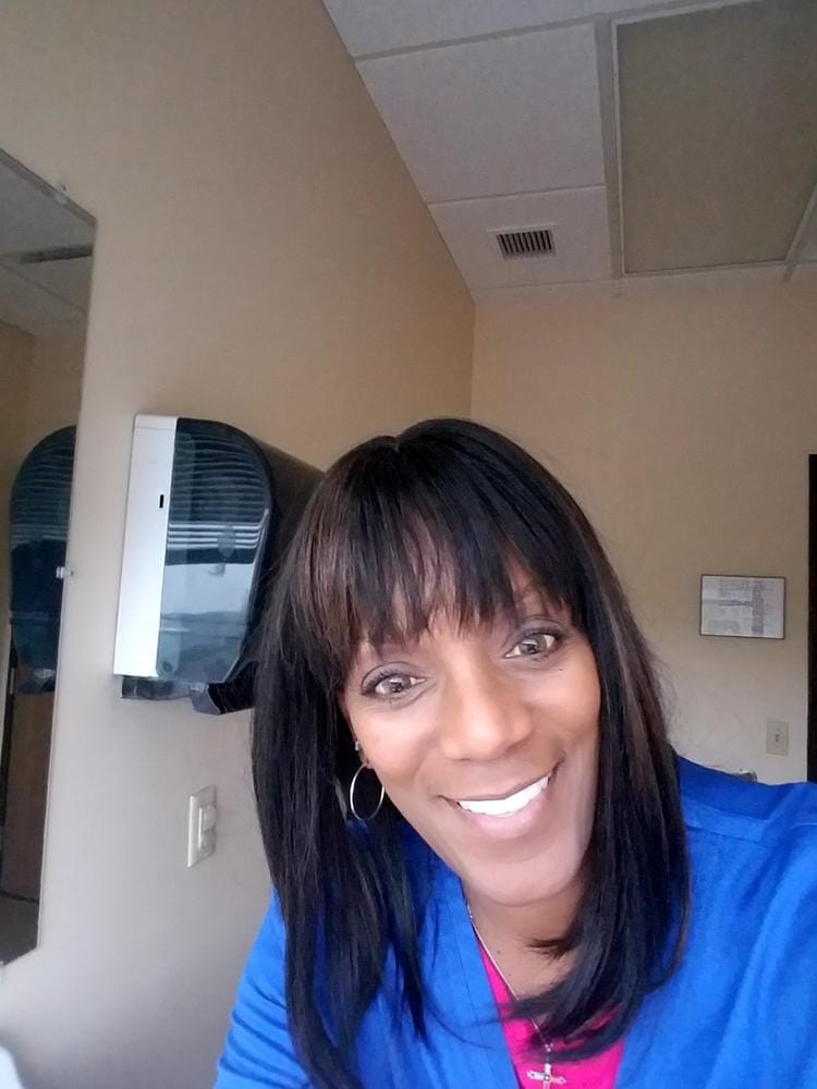 Customer photo review of Model Model Fullcap Wig DEBORAH