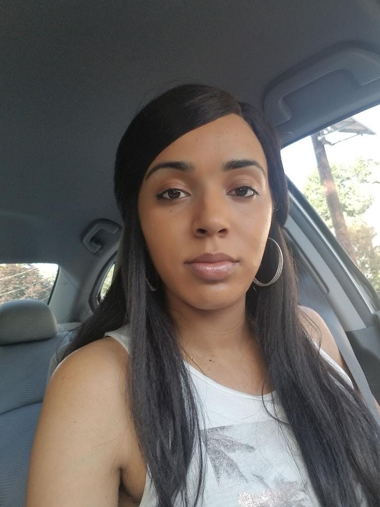 Customer photo review of Sensationnel Empress Curls Kinks & CO Synthetic Textured Lace Front Wig RULE BREAKER