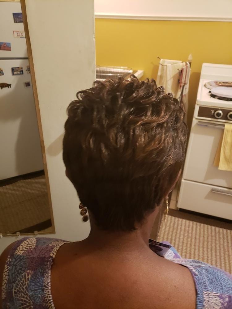 Customer photo review of Bobbi Boss Wig M171 PURE SWEET