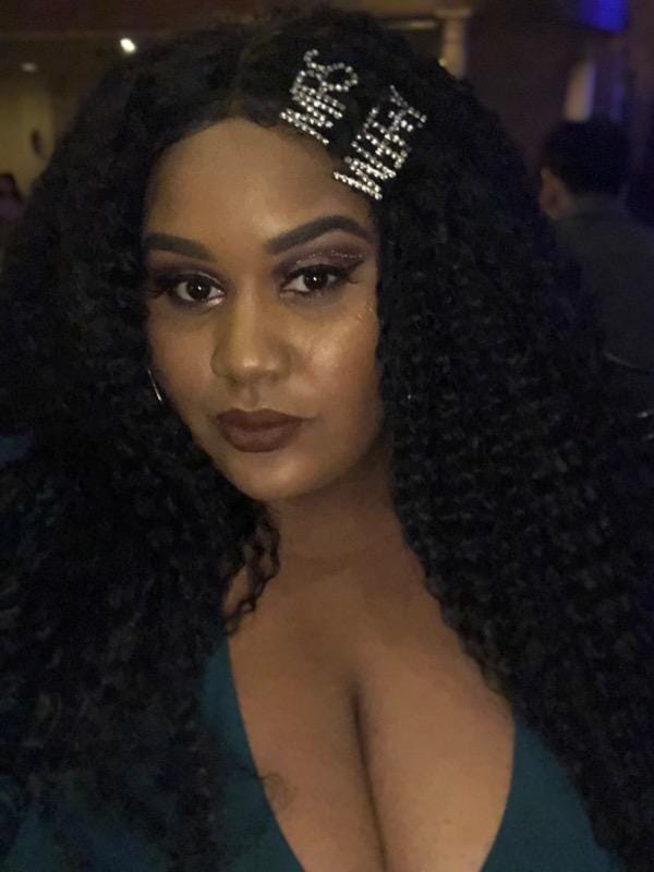 Customer photo review of Sensationnel Synthetic Crochet Braids LULUTRESS 3X 3D PASSION TWIST 12"