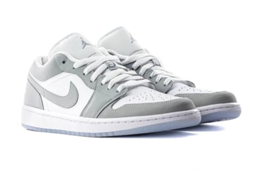 Customer photo review of Nike Air Jordan 1 Low 'Wolf Grey' Women's