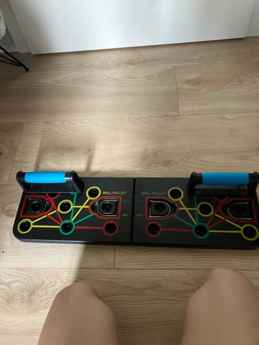 Customer photo review of 10 in 1 Armbeygjubretti