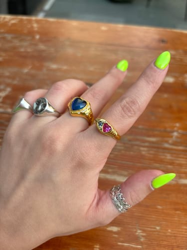 Customer photo review of Ziggy Starburst Ring Gold