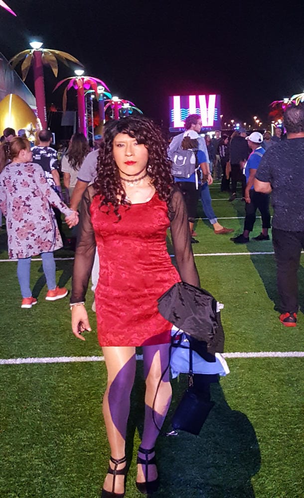 Customer photo review of Carefree Collection Half Wig FARRAH