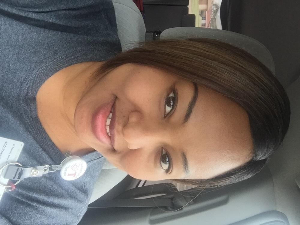 Customer photo review of Freetress Equal Synthetic Drawstring Fullcap Half Wig - NATURAL ROD SET
