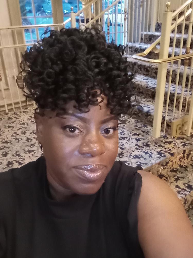 Customer photo review of Outre Pretty Quick Premium Synthetic Pineapple Ponytail - SOFTIE