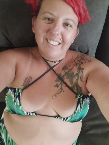 Customer photo review of Spiky Succulent Cut Out Playsuit