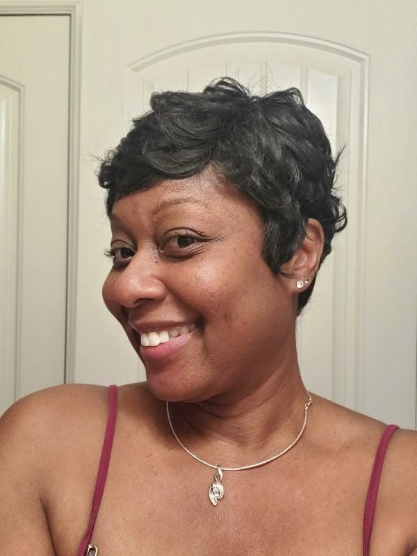 Customer photo review of Sensationnel Synthetic Instant Fashion Wig - ANITA