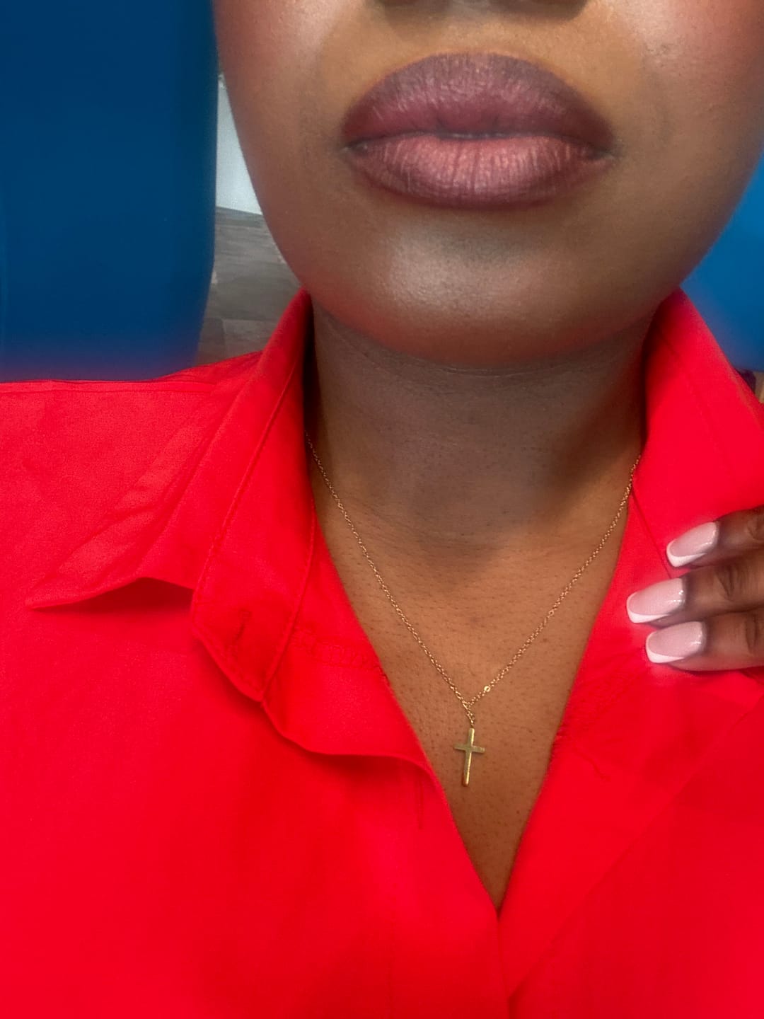 Customer photo review of Cross Necklace