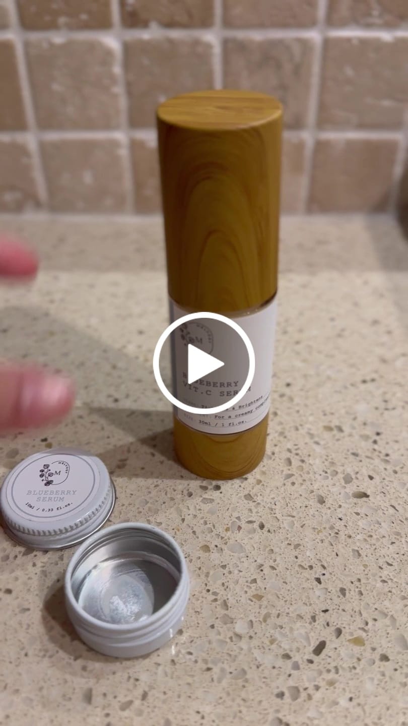 Customer video review of Blueberry Vitamin C Serum