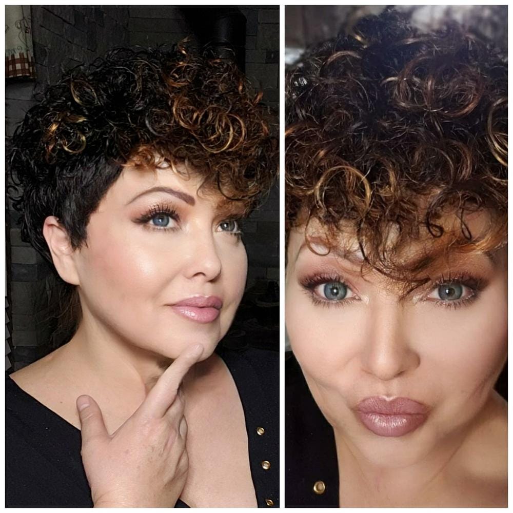 Customer photo review of Zury Sis Synthetic Hair Full Wig - JENNA