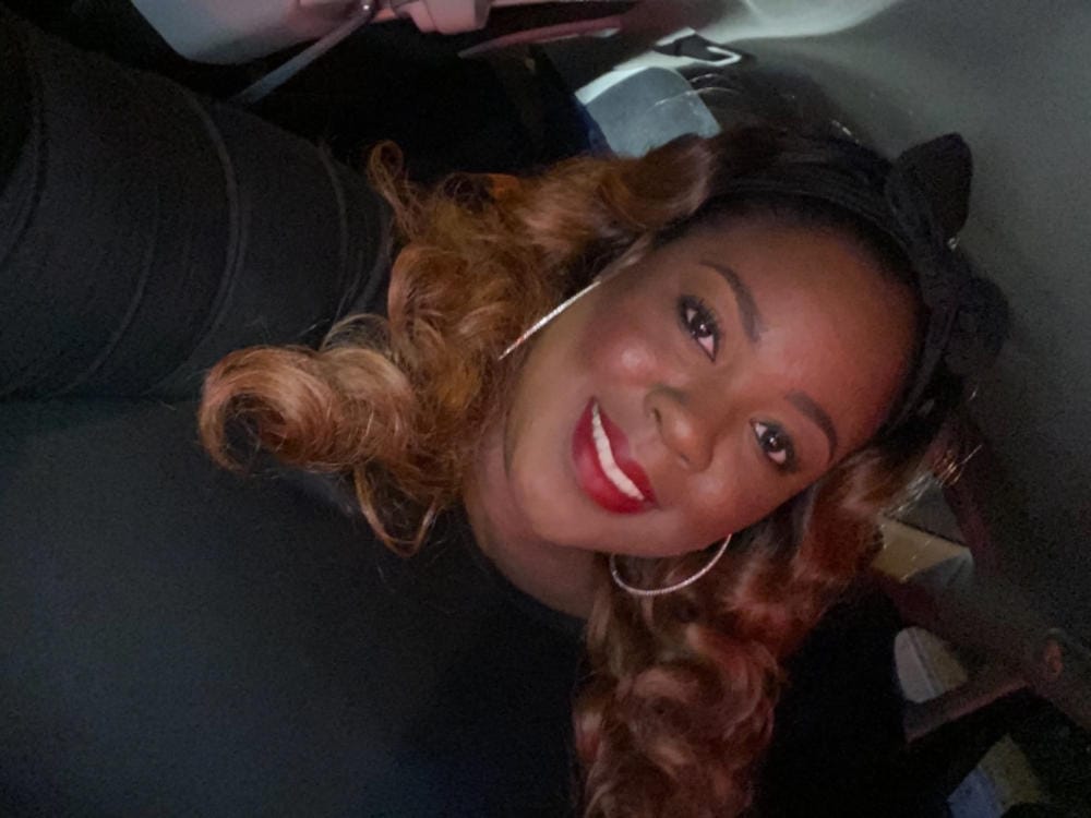 Customer photo review of Sensationnel Synthetic Half Wig Instant Weave - DEE