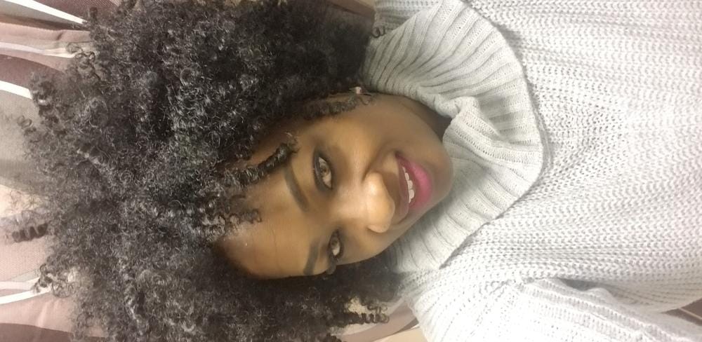 Customer photo review of Janet Collection Human Hair Wig MOMMY
