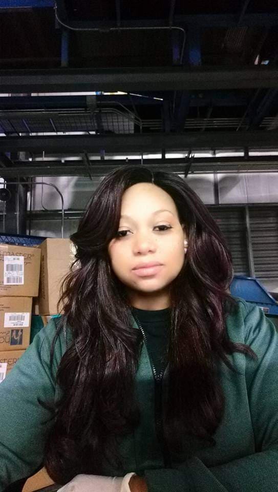 Customer photo review of Freetress Equal Brazilian Natural Synthetic Lace Front Invisible L Part Wig DANITY
