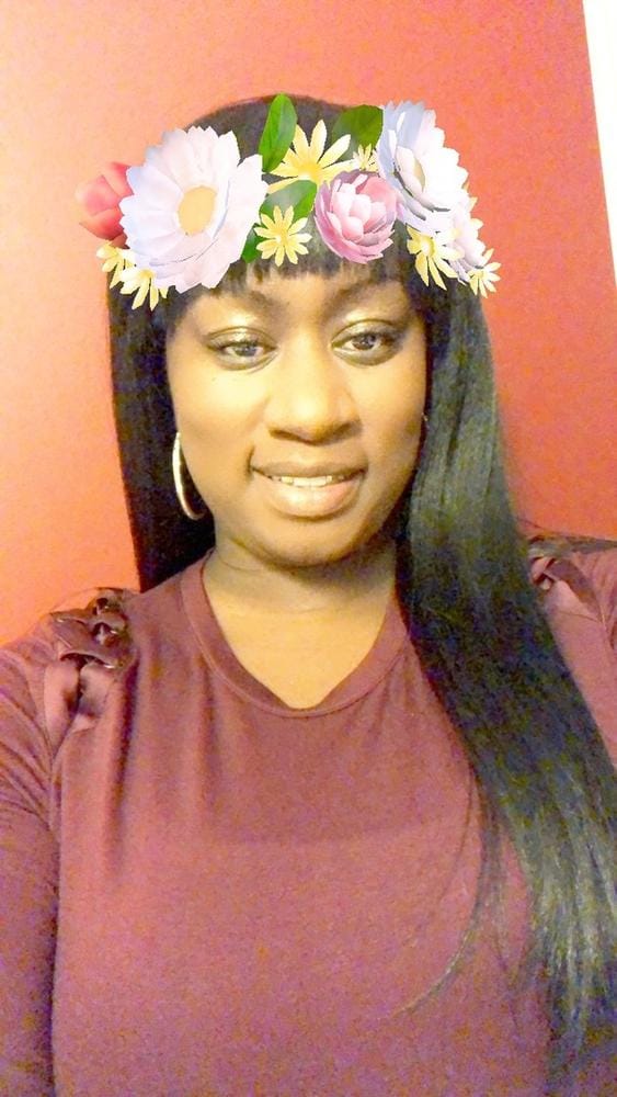 Customer photo review of Isis Brown Sugar Human Hair Mix Wig BS103