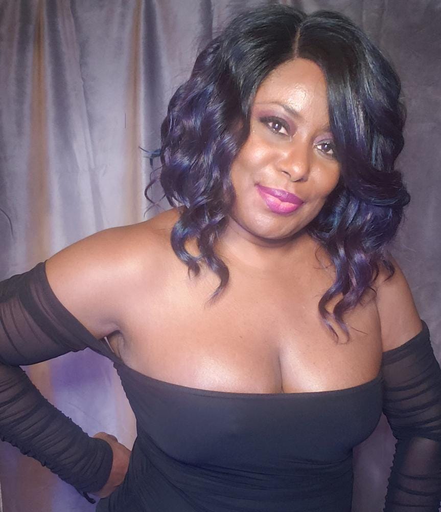 Customer photo review of Bobbi Boss Swiss Synthetic Lace Front Wig - MLF181 DENNA