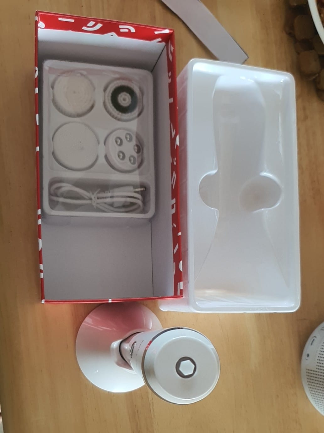 Customer photo review of เครื่องล้างหน้าไฟฟ้าโซนิค | FULI Sonic Facial SPA Cleansing Brush