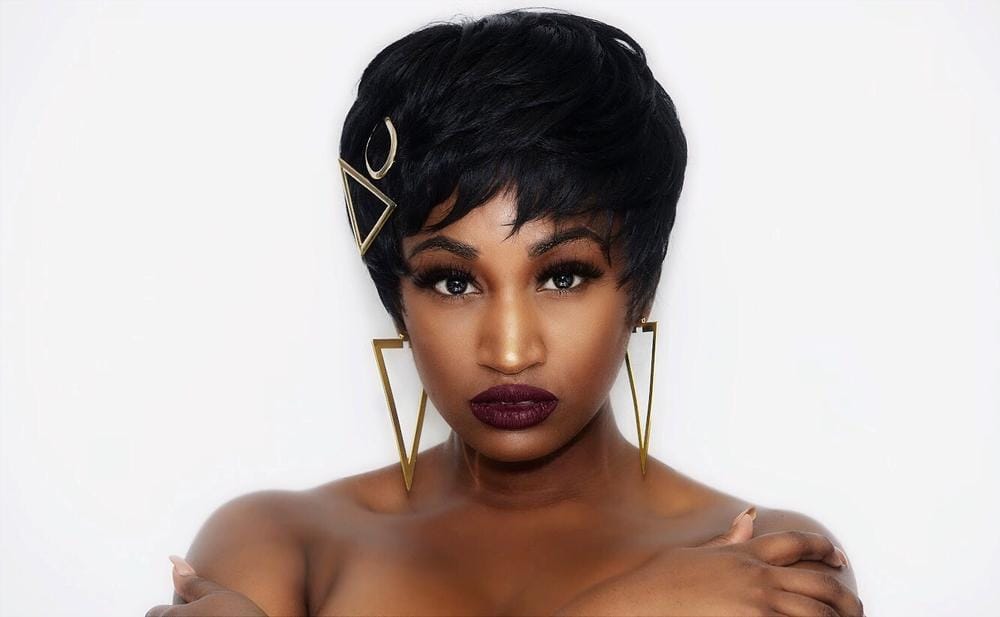Customer photo review of Outre Human Hair Wig DUBY PIXIE